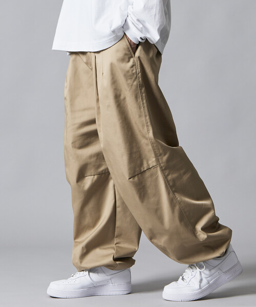 「FREAK'S STORE」 チノパンツ MEDIUM グリーン メンズ_画像2