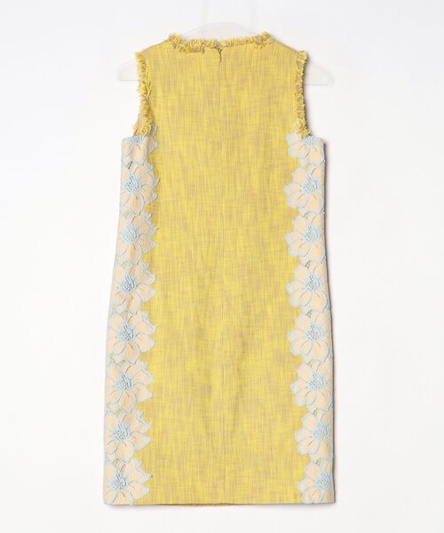 「FIGARO Paris」 ノースリーブワンピース 36 イエロー レディース_画像2