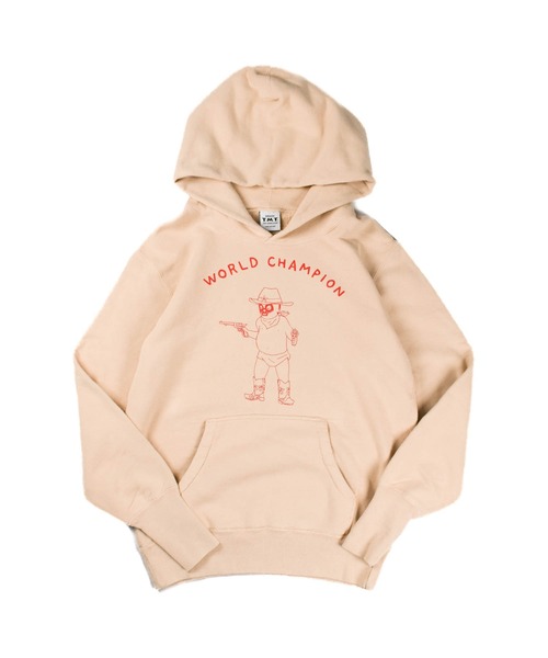 TMT パーカー 「TMT/ティーエムティー」VINTAGE SWEAT HOODIE WORLD
