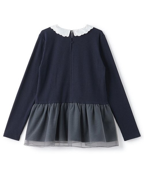 「petit main LIEN」 長袖カットソー FREE ネイビー レディース_画像2