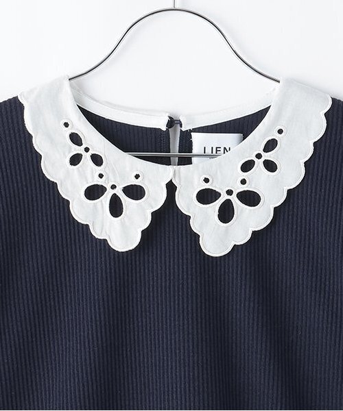 「petit main LIEN」 長袖カットソー FREE ネイビー レディース_画像3