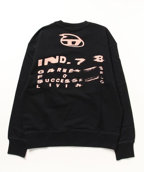 DIESEL（ディーゼル） スウェットカットソー X-LARGE ブラック メンズ