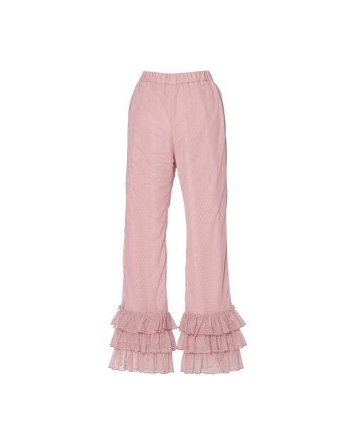 ゅ。 rose frill tulle pantsその他 Fiorforte パンツ rose frill tulle pants レディース : ZOZOTOWN