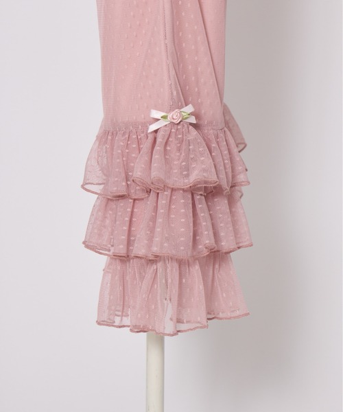 Fiorforte パンツ rose frill tulle pants レディース : ZOZOTOWN