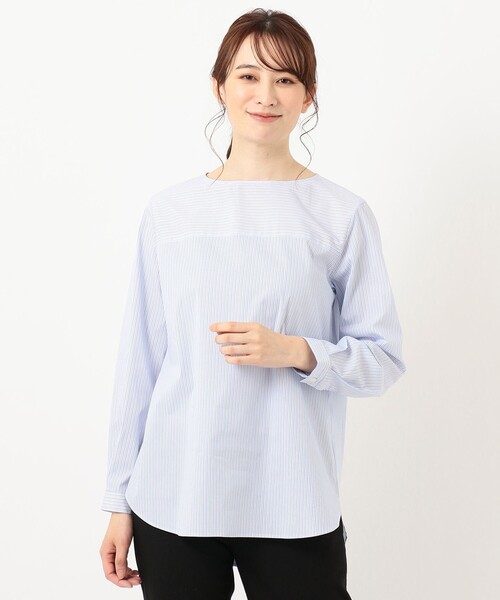 「J.PRESS」 長袖ブラウス 9 ホワイト レディース_画像3