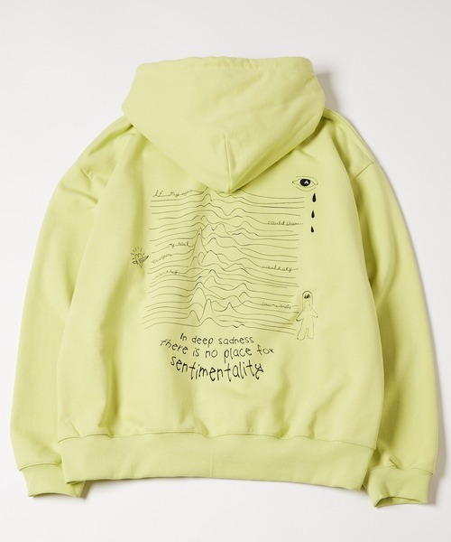 「AIVER」 ジップアップパーカー SMALL ブラック メンズ_画像4