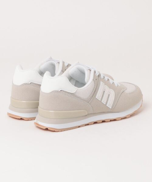 「moz」 ローカットスニーカー 24.0cm ブラック レディース_画像2