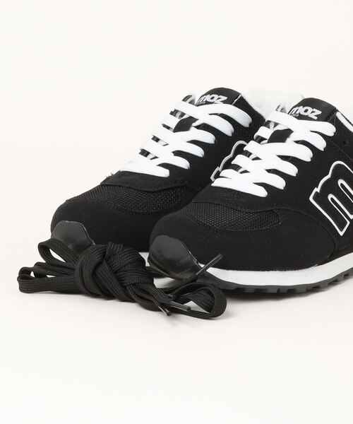 「moz」 ローカットスニーカー 24.0cm ブラック レディース_画像5