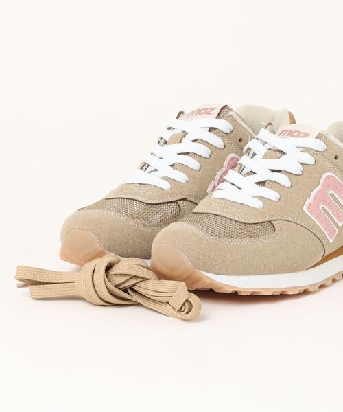 「moz」 ローカットスニーカー 24.0cm ブラック レディース_画像7