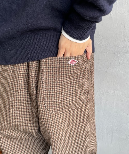 Danton（ダントン） イージーパンツ 36 グレー レディース : ZOZOTOWN