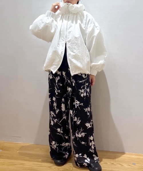 STYLEMIXER（スタイルミキサー） ワイドパンツ パンツ フラワー