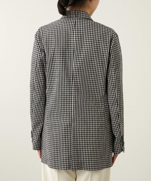 【未使用】whim gazette ジャケット　テーラード　手洗い可　日本製 Whim Gazette（ウィム ガゼット） テーラードジャケット FREE ブラック