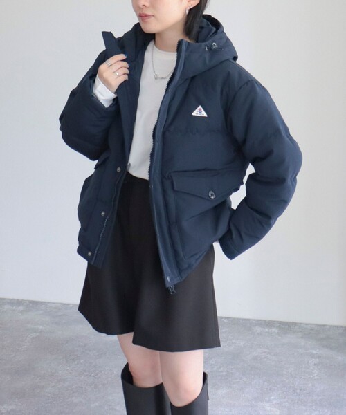 GEVACO（ゲバコ） ダウンジャケット 36 ネイビー レディース