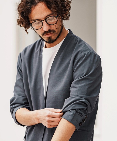 「felkod」 ジャケット L ネイビー メンズ_画像4