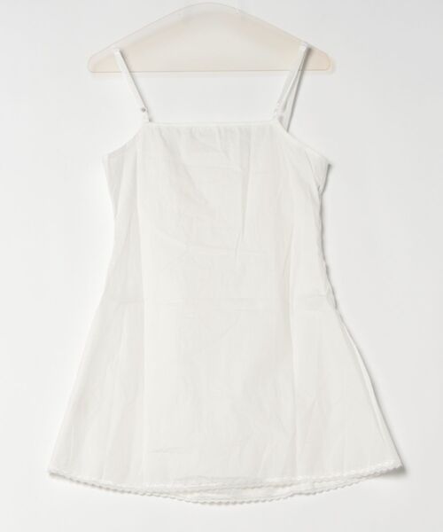 「almo」 キャミソールワンピース FREE ホワイト レディース_画像2