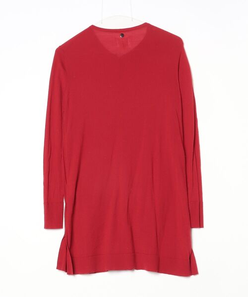 「GEORGES RECH」 ニットカーディガン 38 レッド レディース_画像2