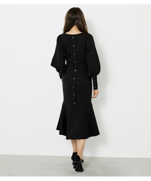 「rienda」 ニットワンピース MEDIUM ライトベージュ レディース_画像9