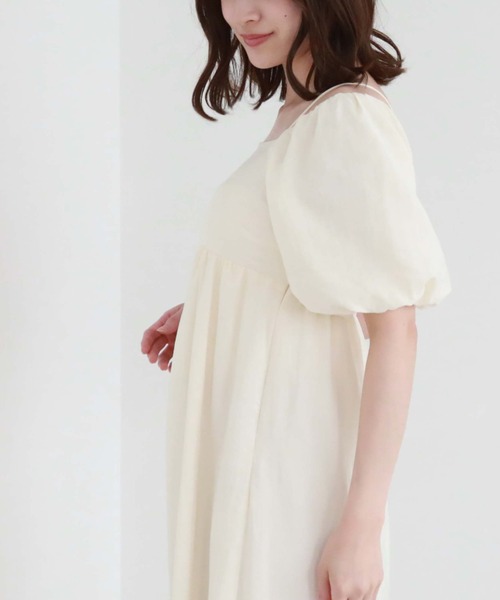 「archives」 半袖ワンピース MEDIUM ブラック レディース_画像7