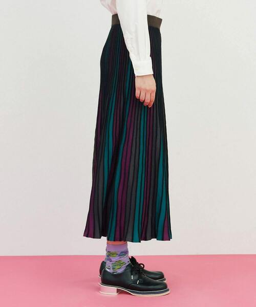 「FRAPBOIS」 ニットスカート 1 ベージュ レディース_画像5