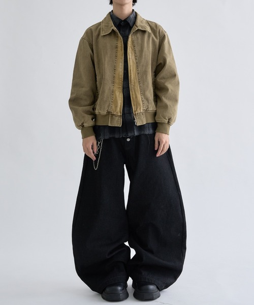ブルゾン アウター Faded Center-Switch Work Jacket / フェーデット 