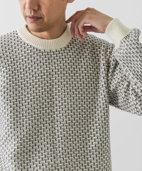 「URBAN RESEARCH DOORS」 長袖ニット LARGE ブルー系その他 メンズ_画像6