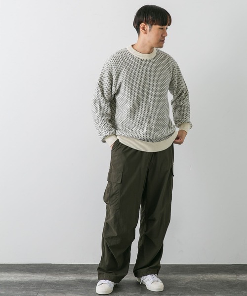 「URBAN RESEARCH DOORS」 長袖ニット LARGE ブルー系その他 メンズ_画像8