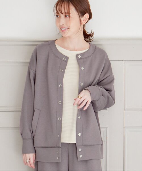 「ikka」 カーディガン M レッド レディース_画像3