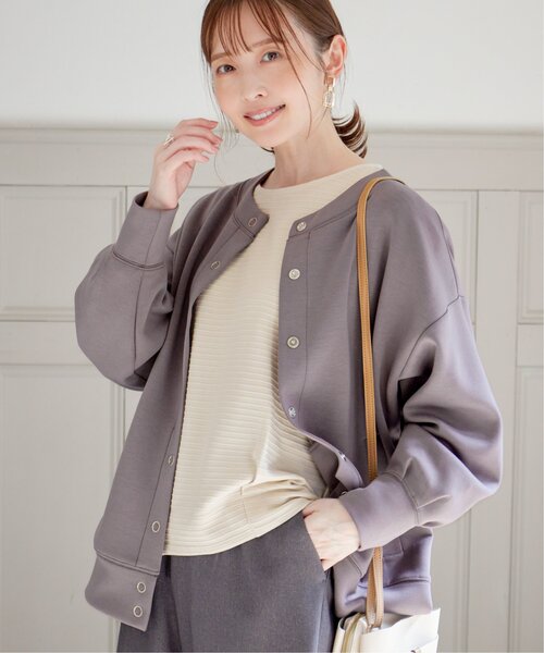 「ikka」 カーディガン M レッド レディース_画像4