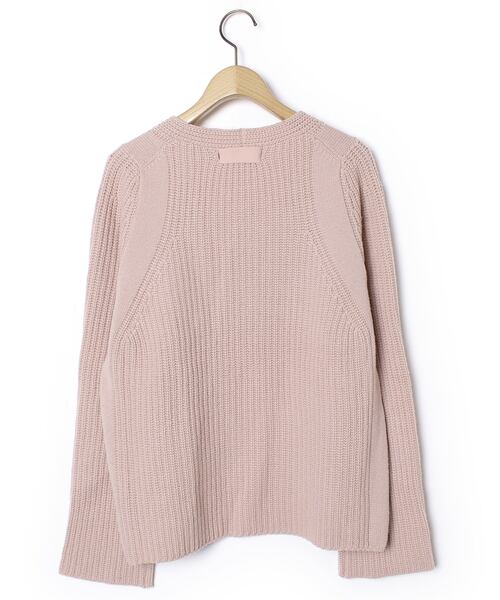 「HELMUT LANG」 長袖ニット S ピンク レディース_画像2