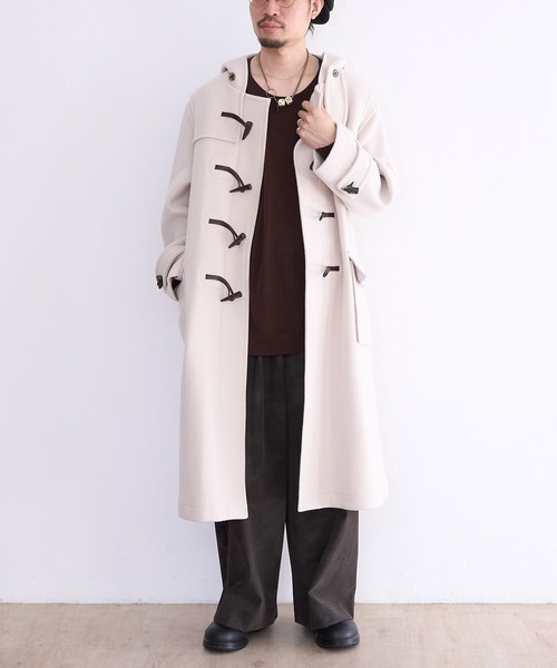 新品タグ付 25AW 定価6.9万完売カラー MONTGOMERYダッフルコート MONTGOMERY（モンゴメリー） ダッフルコート コート MONTGOMERY
