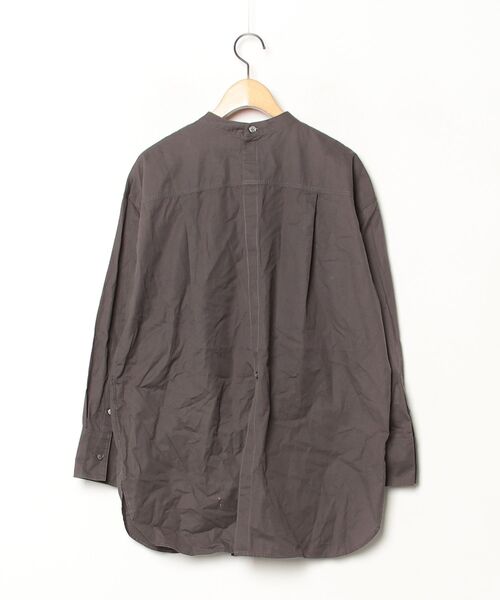 [green label relaxing] длинный рукав блуза X-SMALL серый женский 