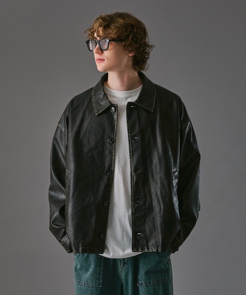 「WETTEMPT」 ジャケット MEDIUM ブラック メンズ_画像3