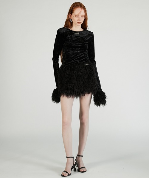 「PRANK PROJECT」 ミニスカート 36 ブラック レディース_画像4