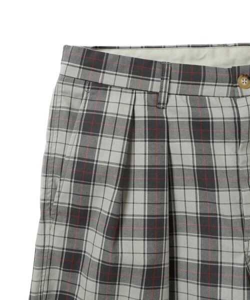 BEAMS（ビームス） パンツ タータンチェック ショートパンツ「ワイド
