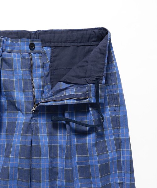 BEAMS（ビームス） パンツ タータンチェック ショートパンツ「ワイド