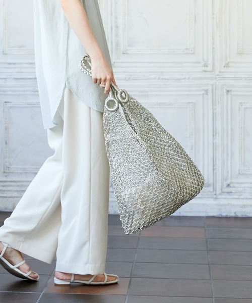 「The Bagmati」 トートバッグ - ブラック レディース_画像4
