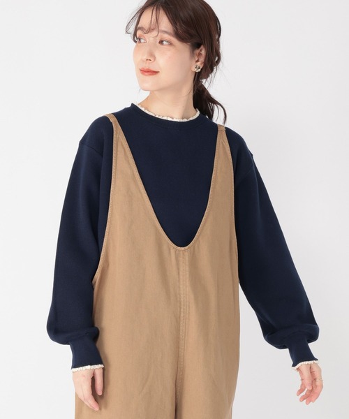 グレース♡カットワークレースニット♡クリーニング済 カットワークレース・キーネックブラウス/DoCLASSE