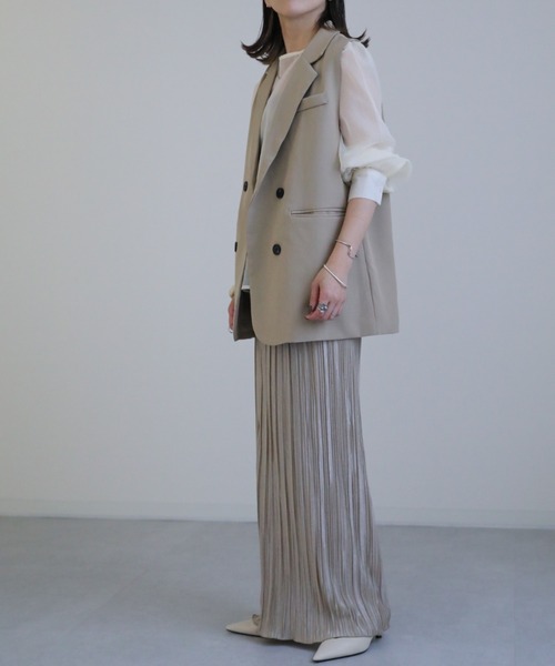 「sakishimatokyo」 ベスト FREE グレー レディース_画像3