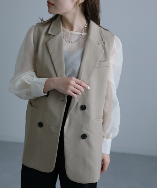 「sakishimatokyo」 ベスト FREE グレー レディース_画像6