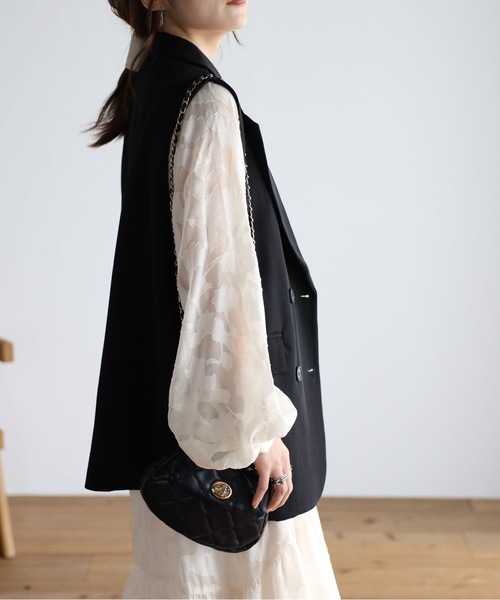 「sakishimatokyo」 ベスト FREE グレー レディース_画像9