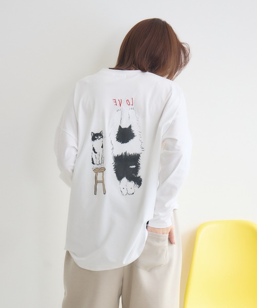 meeny miny tシャツ 「meeny miny」CAT ＆ BAKES 9456 「love」ロンT 