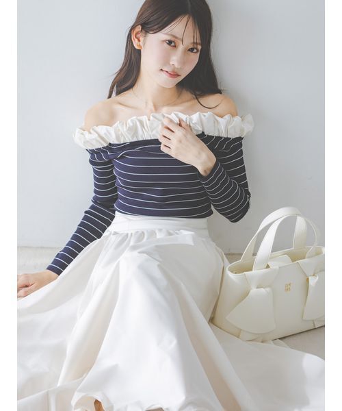 SNIDEL（スナイデル） ロング スカート ボリュームタフタスカート