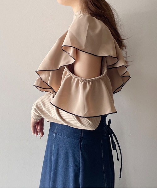 「NOMAE」 長袖カットソー FREE ピンク レディース_画像5