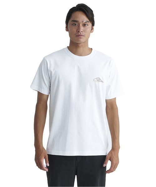 「Quiksilver」 半袖Tシャツ MEDIUM カーキ メンズ_画像2