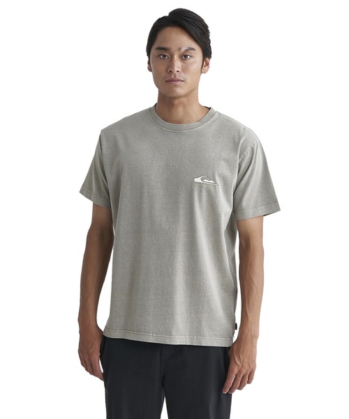 「Quiksilver」 半袖Tシャツ MEDIUM カーキ メンズ_画像3