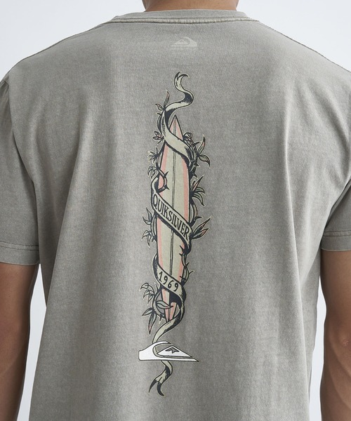 「Quiksilver」 半袖Tシャツ MEDIUM カーキ メンズ_画像5