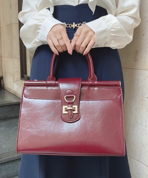 「an another angelus」 2WAYバッグ FREE ワインレッド レディース_画像5