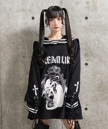 Amilige（アミリージュ） tシャツ Black Mirror Kittyセーラートップス