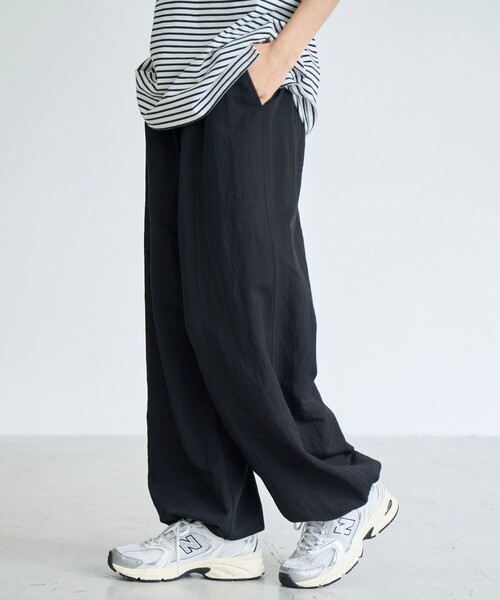coen（コーエン） パンツ サスペンダー付き フリルワークパンツ