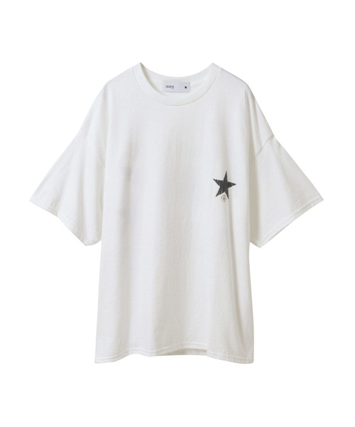 「CONVERSE TOKYO」 半袖Tシャツ MEDIUM ブラック レディース_画像2